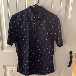 H&M men’s short sleeved button up. Size S